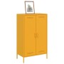 Aparador de acero amarillo mostaza 68x39x113 cm de , Aparadores - Ref: Foro24-842967, Precio: 149,16 €, Descuento: %