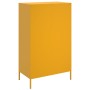 Aparador de acero amarillo mostaza 68x39x113 cm de , Aparadores - Ref: Foro24-842967, Precio: 149,16 €, Descuento: %