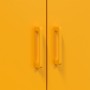 Aparador de acero amarillo mostaza 68x39x113 cm de , Aparadores - Ref: Foro24-842967, Precio: 149,16 €, Descuento: %
