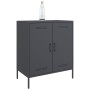 Aparador de acero gris antracita 68x39x79 cm de , Aparadores - Ref: Foro24-842978, Precio: 108,50 €, Descuento: %
