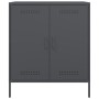 Aparador de acero gris antracita 68x39x79 cm de , Aparadores - Ref: Foro24-842978, Precio: 108,50 €, Descuento: %
