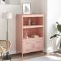 Aparador de acero rosa 68x39x113 cm de , Aparadores - Ref: Foro24-842971, Precio: 128,39 €, Descuento: %