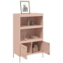 Aparador de acero rosa 68x39x113 cm de , Aparadores - Ref: Foro24-842971, Precio: 128,39 €, Descuento: %