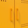 Aparador de acero amarillo mostaza 68x39x113 cm de , Aparadores - Ref: Foro24-842973, Precio: 128,54 €, Descuento: %
