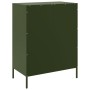 Aparador de acero verde oliva 68x39x89 cm de , Aparadores - Ref: Foro24-842986, Precio: 157,07 €, Descuento: %