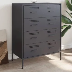 Aparador de acero gris antracita 68x39x89 cm de , Aparadores - Ref: Foro24-842984, Precio: 155,19 €, Descuento: %