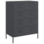 Aparador de acero gris antracita 68x39x89 cm de , Aparadores - Ref: Foro24-842984, Precio: 156,99 €, Descuento: %