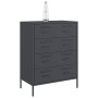 Aparador de acero gris antracita 68x39x89 cm de , Aparadores - Ref: Foro24-842984, Precio: 156,99 €, Descuento: %