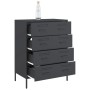 Aparador de acero gris antracita 68x39x89 cm de , Aparadores - Ref: Foro24-842984, Precio: 156,99 €, Descuento: %