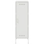 Aparador de acero blanco 36x39x113 cm de , Aparadores - Ref: Foro24-843011, Precio: 100,97 €, Descuento: %