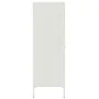 Aparador de acero blanco 36x39x113 cm de , Aparadores - Ref: Foro24-843011, Precio: 84,89 €, Descuento: %