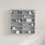 Vitrina de madera de ingeniería gris hormigón 60x8,5x58 cm de , Estantes y estanterías - Ref: Foro24-847964, Precio: 40,72 €,...