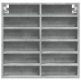 Vitrina de madera de ingeniería gris hormigón 60x8,5x58 cm de , Estantes y estanterías - Ref: Foro24-847964, Precio: 40,72 €,...