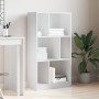 Estantería de madera de ingeniería blanca 57x28,5x141 cm de , Librerías y estanterías - Ref: Foro24-848003, Precio: 62,92 €, ...