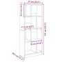 Estantería madera de ingeniería gris Sonoma 57x28,5x141 cm de , Librerías y estanterías - Ref: Foro24-848001, Precio: 70,66 €...
