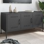 Mueble para TV de acero negro 100,5x39x50,5 cm de , Muebles TV - Ref: Foro24-842946, Precio: 93,91 €, Descuento: %