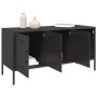 Mueble para TV de acero negro 100,5x39x50,5 cm de , Muebles TV - Ref: Foro24-842946, Precio: 93,91 €, Descuento: %