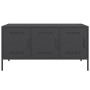 Mueble para TV de acero negro 100,5x39x50,5 cm de , Muebles TV - Ref: Foro24-842946, Precio: 93,91 €, Descuento: %