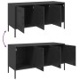 Mueble para TV de acero negro 100,5x39x50,5 cm de , Muebles TV - Ref: Foro24-842946, Precio: 93,91 €, Descuento: %