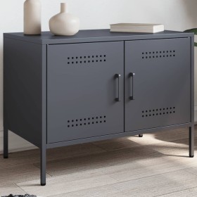 Mueble de TV acero gris antracita 68x39x50,5 cm de , Muebles TV - Ref: Foro24-842938, Precio: 90,73 €, Descuento: %
