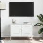 Mueble de TV de acero blanco 68x39x50,5 cm de , Muebles TV - Ref: Foro24-842944, Precio: 77,48 €, Descuento: %