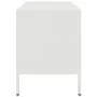 Mueble de TV de acero blanco 68x39x50,5 cm de , Muebles TV - Ref: Foro24-842944, Precio: 77,48 €, Descuento: %