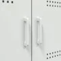 Mueble de TV de acero blanco 68x39x50,5 cm de , Muebles TV - Ref: Foro24-842944, Precio: 77,48 €, Descuento: %