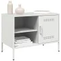 Muebles de TV 2 piezas acero blanco 68x39x50,5 cm de , Muebles TV - Ref: Foro24-843005, Precio: 135,29 €, Descuento: %