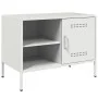 Muebles de TV 2 piezas acero blanco 68x39x50,5 cm de , Muebles TV - Ref: Foro24-843005, Precio: 135,29 €, Descuento: %