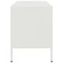 Muebles de TV 2 piezas acero blanco 68x39x50,5 cm de , Muebles TV - Ref: Foro24-843005, Precio: 135,29 €, Descuento: %