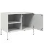 Muebles de TV 2 piezas acero blanco 68x39x50,5 cm de , Muebles TV - Ref: Foro24-843005, Precio: 135,29 €, Descuento: %