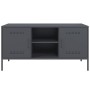 Mueble de TV de acero gris antracita 100,5x39x50,5 cm de , Muebles TV - Ref: Foro24-842990, Precio: 98,30 €, Descuento: %