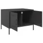 Mesa de centro acero laminado en frío negro 68x50x50,5 cm de , Mesas de centro - Ref: Foro24-843030, Precio: 84,52 €, Descuen...