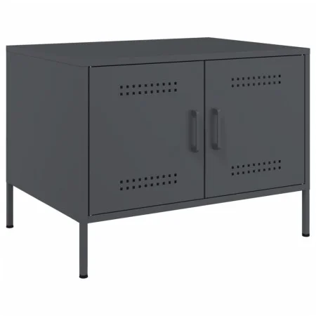 Cold-rolled anthracite steel coffee table 68x50x50.5 cm by , Coffee table - Ref: Foro24-843032, Price: 90,00 €, Discount: %
