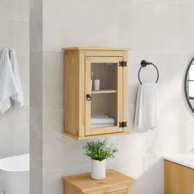 Armario de baño de pared Corona madera maciza pino 45x27x64,5cm de , Muebles de baño - Ref: Foro24-4013401, Precio: 74,28 €, ...