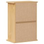 Armario de baño de pared Corona madera maciza pino 45x27x64,5cm de , Muebles de baño - Ref: Foro24-4013401, Precio: 91,90 €, ...