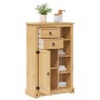 Armario de baño Corona madera maciza de pino 70x33x110 cm de , Muebles de baño - Ref: Foro24-4013403, Precio: 148,58 €, Descu...