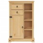 Armario de baño Corona madera maciza de pino 70x33x110 cm de , Muebles de baño - Ref: Foro24-4013403, Precio: 148,58 €, Descu...
