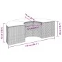 Gartenhocker mit beigen Polstern aus synthetischem Rattan von , Hocker für den Außenbereich - Ref: Foro24-369089, Preis: 168,...