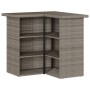 Juego de bar de jardín de 5 piezas con cojines ratán PE gris de , Conjuntos de jardín - Ref: Foro24-3261505, Precio: 458,34 €...