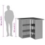Juego de bar de jardín de 5 piezas con cojines ratán PE gris de , Conjuntos de jardín - Ref: Foro24-3261505, Precio: 458,34 €...