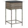 Juego de bar de jardín 7 piezas con cojines ratán PE gris de , Conjuntos de jardín - Ref: Foro24-3261511, Precio: 556,67 €, D...