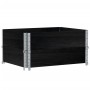 Collares de palets 2 uds madera maciza de pino negro 80x60 cm de , Plataformas de carga y palés - Ref: Foro24-4010269, Precio...
