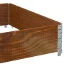 Collar de palet madera maciza de pino marrón 120x80 cm de , Plataformas de carga y palés - Ref: Foro24-4010274, Precio: 42,64...