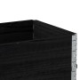 Collares de palets 2 uds madera maciza de pino negro 100x50 cm de , Plataformas de carga y palés - Ref: Foro24-4010283, Preci...