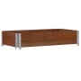 Collar de palet madera maciza de pino marrón 100x50 cm de , Plataformas de carga y palés - Ref: Foro24-4010281, Precio: 45,92...