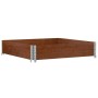 Collar de palet madera maciza de pino marrón 100x100 cm de , Plataformas de carga y palés - Ref: Foro24-4010288, Precio: 46,6...