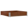 Collar de palet madera maciza de pino marrón 100x100 cm de , Plataformas de carga y palés - Ref: Foro24-4010288, Precio: 46,6...