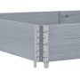 Collar de palet madera maciza de pino gris 150x50 cm de , Plataformas de carga y palés - Ref: Foro24-4010295, Precio: 54,62 €...