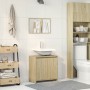 Set de muebles de baño 2 pzas madera contrachapada roble Sonoma de , Tocadores de baño - Ref: Foro24-849610, Precio: 55,45 €,...